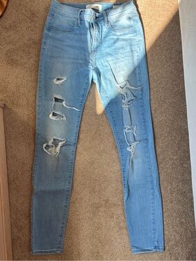 PacSun Light Blue Ripped Skinny Jeans